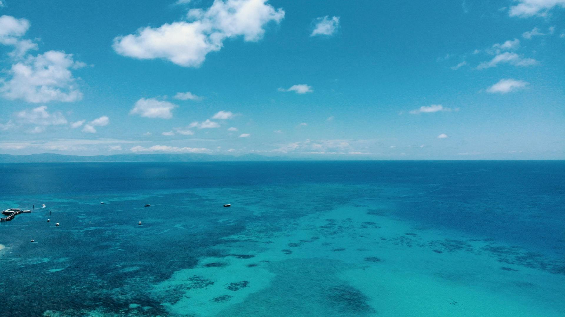 The Great Barrier Reef in Australia, perfect for virtual tours. 