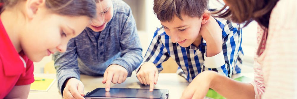 Kids learning through online games