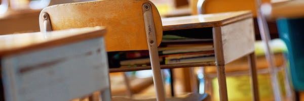 Desks and chairs