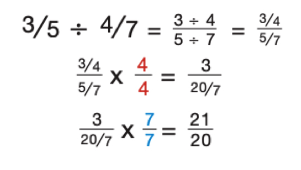 How to divide fractions
