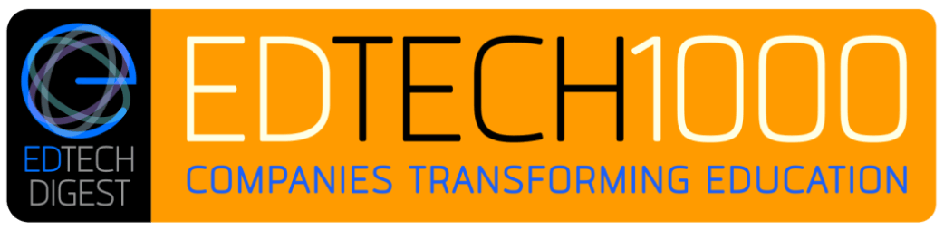 EdTech Digest Top 1000 companies transforming education award.